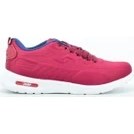 Resim Jump 19207 Zenne Suni Deri Poli Bağcıklı Bayan Spor Ayakkabı Bordo 