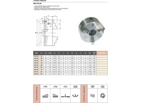 Resim Fett 315MM Tos 3 Ayaklı Torna Aynası 