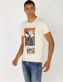 Resim Roberto Cavalli Erkek Tshirt /M.Rob.0421.14024 Bej 