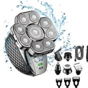 Resim Springsun Erkekler İçin Usb Şarjlı Kablosuz Saç Sakal Vücut Tıraş Makinesi - Yıkanabilir Çok Amaçlı Tasarım 