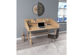 Resim WOODFACE MELY DOĞAL AHŞAP ÇALIŞMA MASASI, NATUREL 
