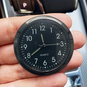 Resim Mini Kuvars Araba Saati ile Luminous Siyah Kadran - Yüksek Hassasiyet, Kurulum Gerektirmez, Yapışması Kolay, Araba İçleri için Mükemmel, Araba Saati, Araba Aksesuarı, Şık Tasarım, Dayanıklı Yapı 