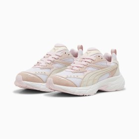 Resim Puma Morphic Suede Kadın Beyaz Spor Ayakkabı (396687-03) 