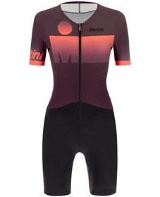 Resim Santini Ironman Audax Kadın Trisuit 9I774LIMGAUDAX BORDO-XL 