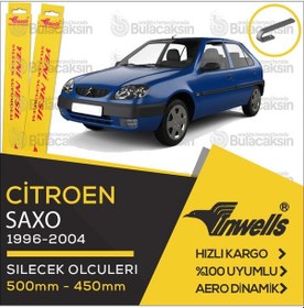 Resim Citroen Saxo Muz Silecek Takımı 1996-2004 İnwells N11.2143 
