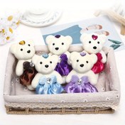 Resim Doğuğüm ve Düğuğüm için 10 Adet Plastik Ayı Teddy Bear Figürinleri - Dekoratif Mini Ayılar, Bouquet ve Hediyeler için, Elektrik Gerektirmez, Koleksiyoncular ve DIY El Sanatı için Ideal, 14+ Yaş 