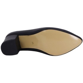 Resim Hobby 26569 Hakiki Deri Stiletto Kadın Ayakkabı Siyah 