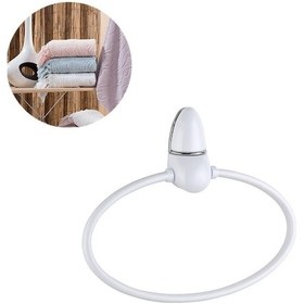 Resim By Nevser Oval Yuvarlak Halka Havluluk Dekoratif El Havlusu Tutacağı Askısı Diğer 