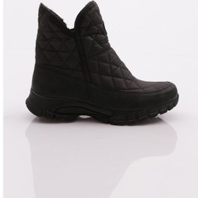 Resim Dgn 1052-1 Kadin Kürklü Fermuarli Bot 1052-1-2113-R1534 Siyah 