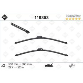 Resim Valeo SILECEK SUPURGESI TAKIMI 560mm / 560mm MERCEDES W203 CL203 S203 C209 A209 . AUDI A4 SWF BSTMY 