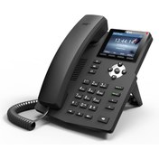 Resim Fanvil X3s Siyah Ip Telefon Renkli Ekran 