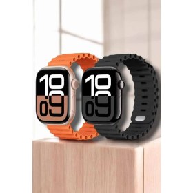 Resim Zengezur Kablosuz Şarjlı, Çağrı ve Müzik Kontrolü Sağlayan Akıllı Saat 