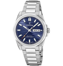 Resim Festına Swıss Dune Blue F20073/2 Classıques Erkek Kol Saati Gümüş 