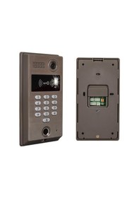 Resim Powermaster 773tp 1 Daire 7'' Nfc Şifre Girişli Görüntülü Diafon Kapı Zili Interkom Akıllı Ev Güvenliği Sistemi-206320 