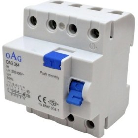 Resim Oag 4x32A 30MA Kaçak Akım Koruma Rölesi 