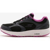 Resim Skechers Go Run Consistent - Anahita Kadın Siyah Koşu Ayakkabısı 128280 Bkpr Siyah 