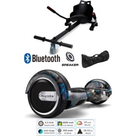 Resim Citymate Elektrikli Kaykay Scooter Hoverboard Akıllı Dengeli + Hover Kart + Çanta Full Paket 