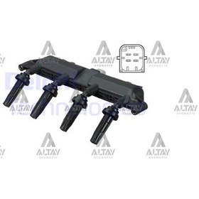 Resim Ateşleme bobi̇ni̇ 106 / 206 / 306 / 307 / c2 / c3 98= I.4i 8v gri soket 597078 