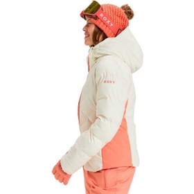 Resim Roxy Snowdrift Jk Kadın Beyaz Snowboard Ceketi 