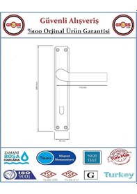 Resim Veroni Mat Siyah Wc Banyo Kapı Kolu - Statik Fırın Boyalı - 1 Takım Ön Ve Arka - Sol 