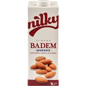 Resim NİLKY Şekersiz Badem Sütü 1 L 