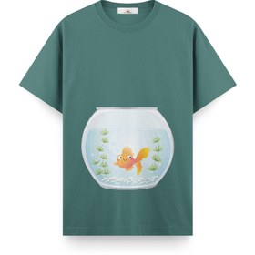 Resim The Aquarium - Hamile Regular Tshirt - Yeşil / S / Regular 