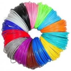 Resim 3d Yazıcı Uyumlu Filament 5 Mt (20 Adet) 3d Kalemler Için 