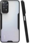 Resim Xiaomi Redmi Note 11 Kılıf Renkli Silikon Kamera Lens Korumalı Şeffaf Parfe Kapak - Siyah 