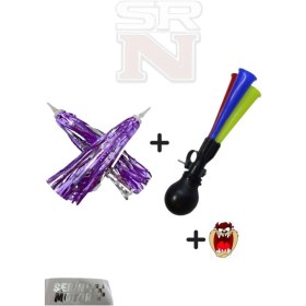 Resim Bisiklet Süsü 3 Lü Vak Vak Korna + Püskül Seti +tzmnya Stickr Srn 