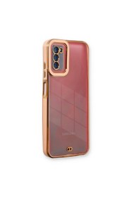 Resim artlab Art Galaxy A03S Kılıf Liva Lens Silikon - Rose Lab 