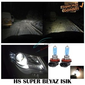 Resim H8 Beyaz Işık Far Ampulü 12V 