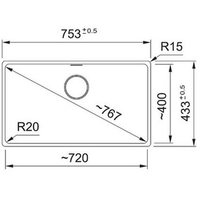 Resim Franke Maris Mrg 210/110-72 Avena Granit Eviye 