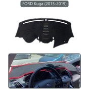 Resim Ford Kuga 2015-2019 Torpido Koruma Halısı Gri Kenar 