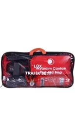 Resim İnoltrare inoltrare Çantalı Takviye Kablolu Ilkyardım Çantalı Trafik Seti Lüx+Akü Takviye 