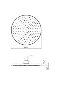 Resim Eca Purity Yuvarlak Duş Başlığı 23x23 102145051 