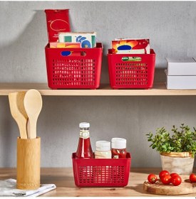 Resim Selka Home 3'lü 2 Lt Lavin Süzgeç Bordo 