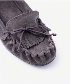 Resim Yargıcı Aksesuar Detaylı Deri Loafer 25ykay4086x 059 Gri 