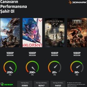 Resim Monster Tulpar T6 V3.7.2 Intel Core i9 13900HX 32 GB RAM 1 TB SSD 12 GB RTX 5070 Ti FreeDOS 16" QHD+ 180 Hz Oyun Bilgisayarı 
