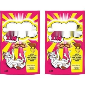 Resim Peynirli Ve Sığırlı Kuru Kedi Ödül Maması 2'li Paket 60 Gr 0.75 LT - 2.5 LT - 12 KG 