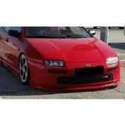 Resim Mazda Lantis Tampon Ön Eki - Mat Siyah STR-756 