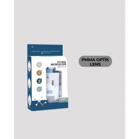 Resim Taşınabilir LED Işıklı Cep Mikroskop - 80X-200X Büyütme - Lisinya 