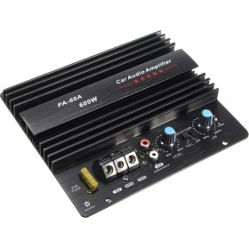 Resim Internet 12V 600W Araba Amplifikatörü Kurulu PA-60A Subwoofer Devre Modülü Araba Güç Amplifikatörü, Siyah (Yurt Dışından) 