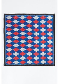 Resim Ac&Co / Altınyıldız Classics Erkek Lacivert - Bordo Desenli Mendil Lacivert - Bordo 