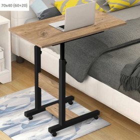 Resim servetavcı Eva Yükseklik Ayarlı Yatak Sehpası - Atlantik Çam (Tekerli) 70 x 40 cm 