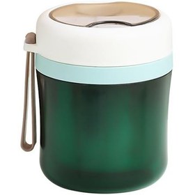 Resim Vagonlife XC-542 450ml Yeşil Çelik Saklama Kabı 