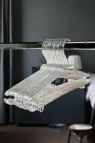 Resim Askıcı Kristal Askı Şeffaf Büyük Boy Elbise Askısı 24 Adetaa-olg7127371213 