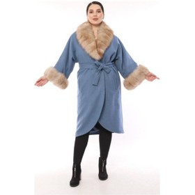 Resim Lady Sharm Şalyaka Mavi Kaban Mavi 
