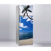 Resim 444magaza Buzdolabı Sticker Palmiye Deniz 