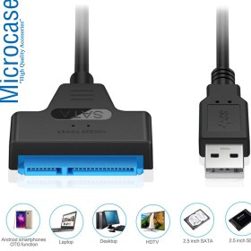 Resim Microcase USB 2.0 To 2.5 Inç Sata HDD SSD Çevirici Veri Aktarma Kurtarma Kablosu - AL2624 
