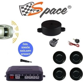 Resim Drs Tuning Space Ses Ikazlı Park Sensörü 22 mm Siyah / GUPR10-S 